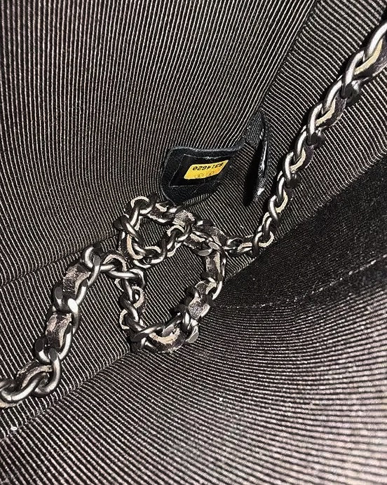 Chanel Denim Chocolate Bar East West Flap Bag