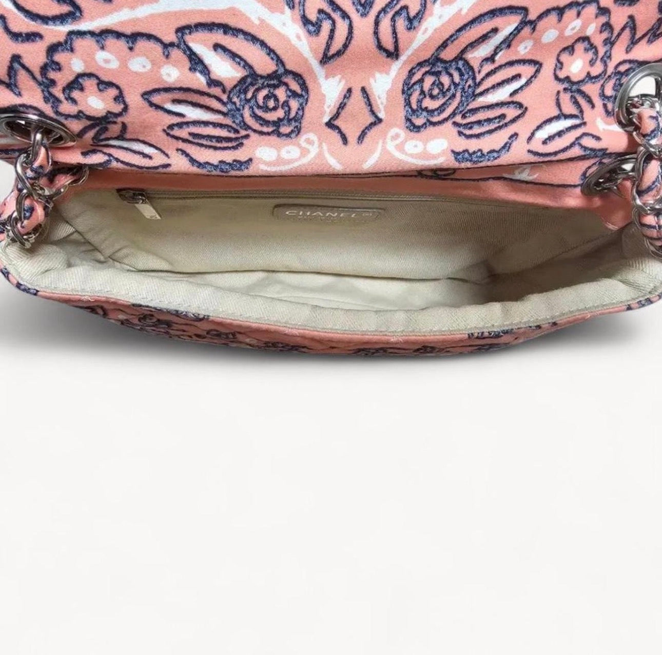 Chanel 2008 Paris Dallas Pink Bandana Paisley Classic Flap Bag