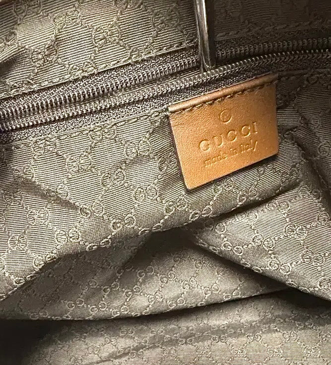 Gucci Brown & Pink Jackie 1961 Hobo Shoulder Bag