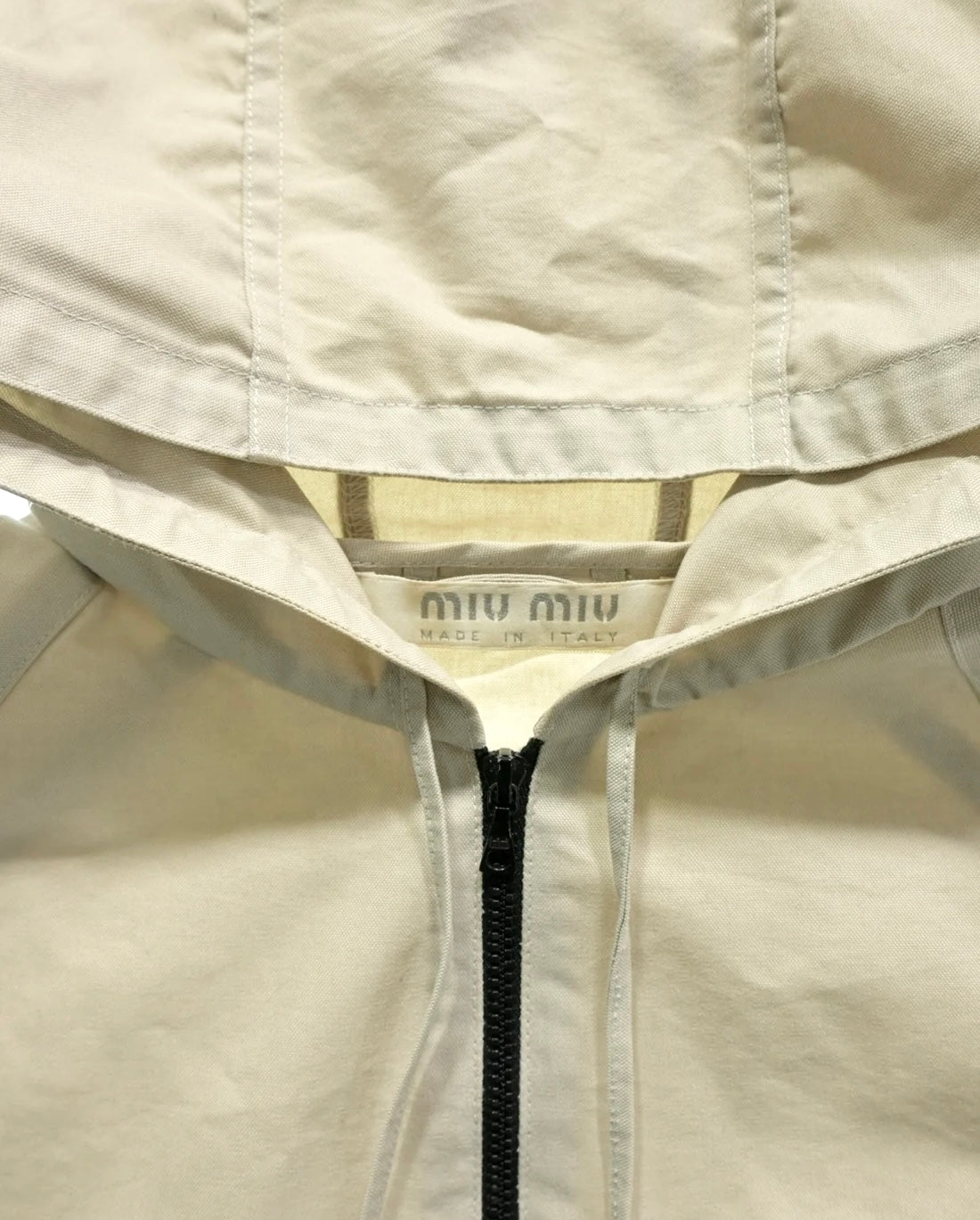 Miu Miu S/S 1999 Hooded Nylon Vest