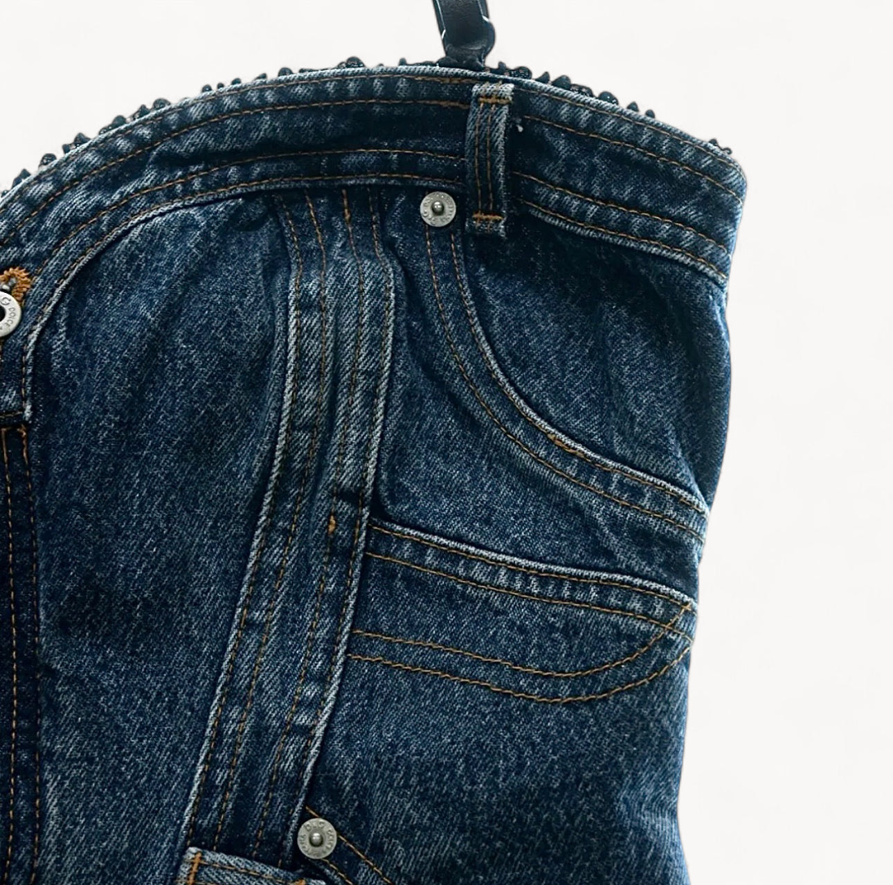 Dolce & Gabbana Denim Pocket Corset