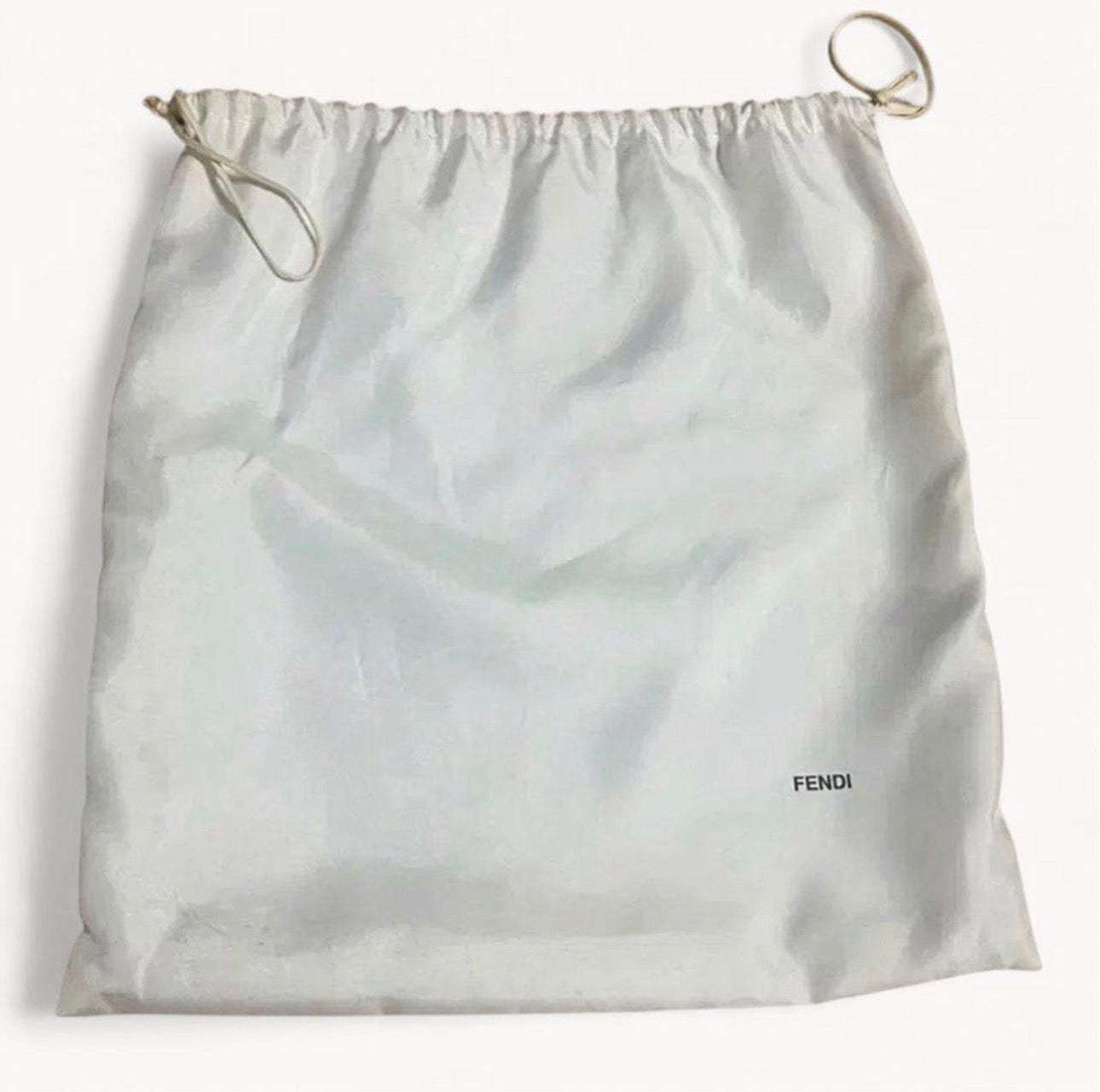 Fendi 1997 Re-edition Silver Nappa Leather Embossed Baguette Bag