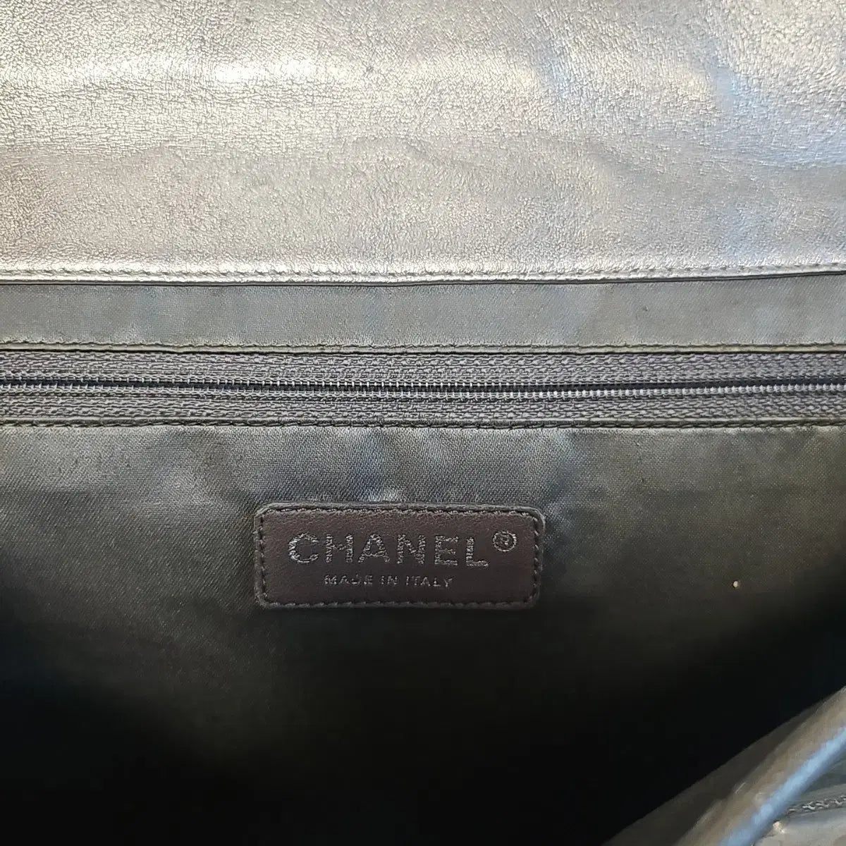 Chanel Limited Edition 2008 Resort Ice Cube Classic Flap Bag in Metallic Silver PVC