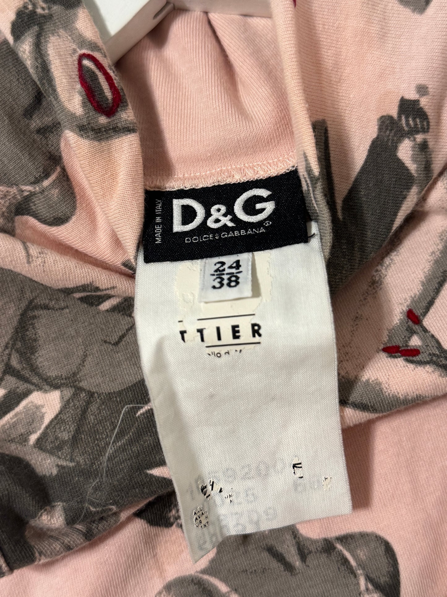 Dolce & Gabbana Rare Archival Print Sleeveless Top