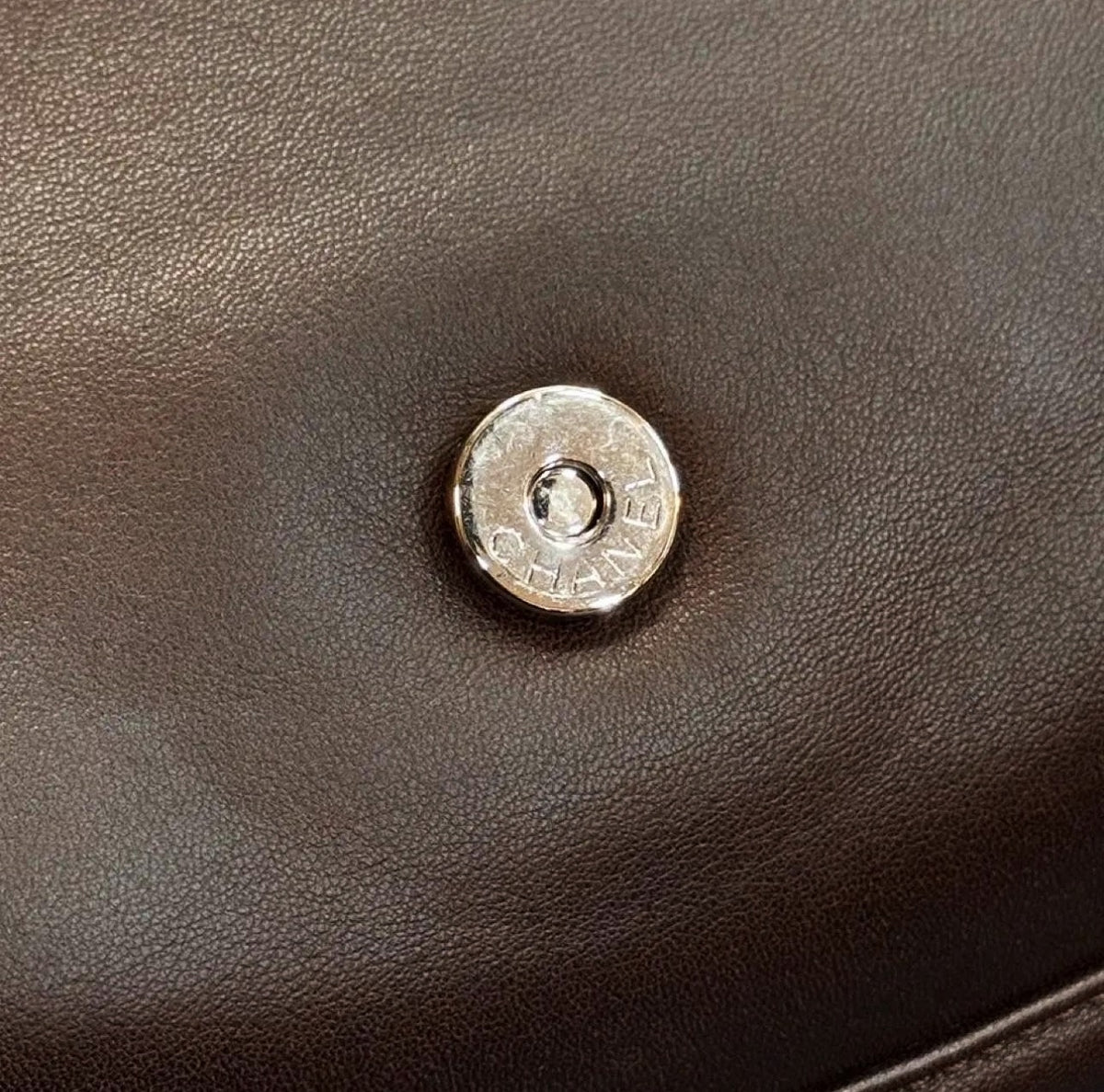 Chanel Rare Brown Lambskin CC Flap Bag