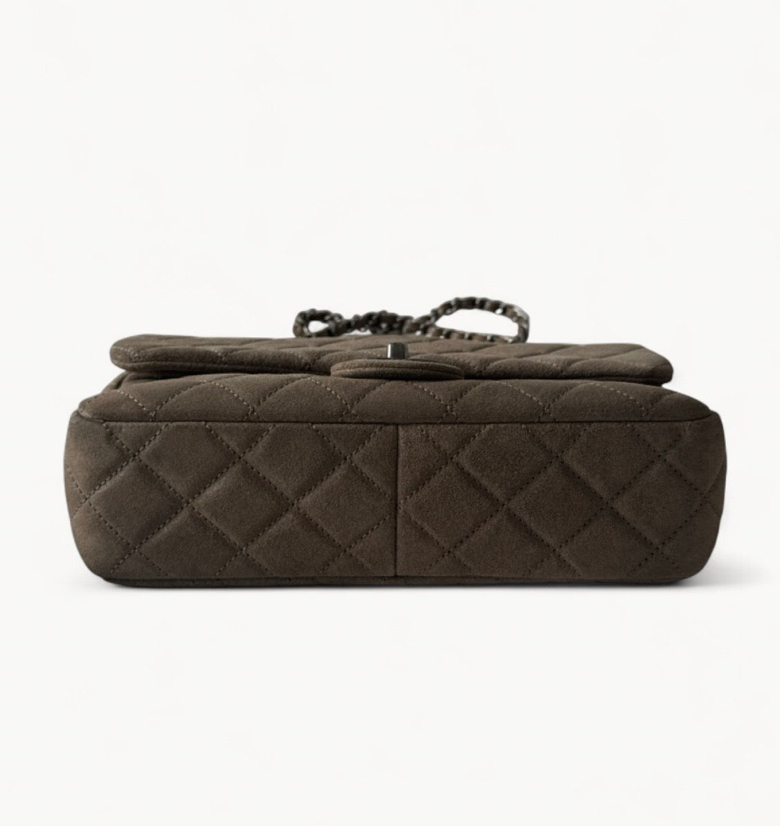 Chanel Rare Brown Suede Paris Dallas CC Plaque Detailing Flap Bag