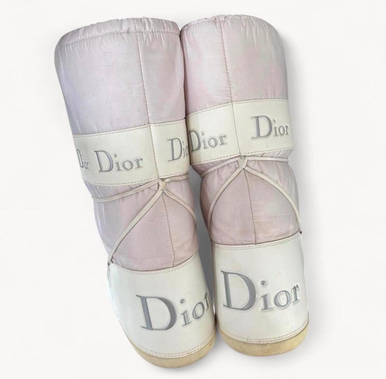 Christian Dior By John Galliano 2000s Pink Moon Boots