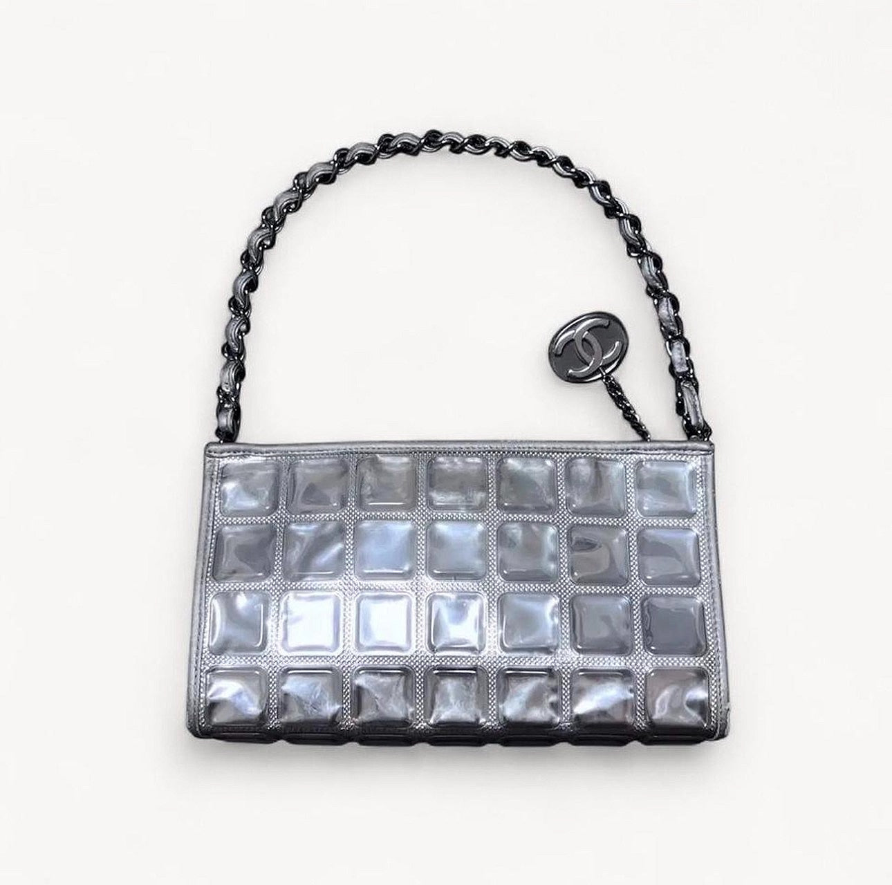 Chanel Cruise 2008 CC Ice Cube Pochette Shoulder Bag