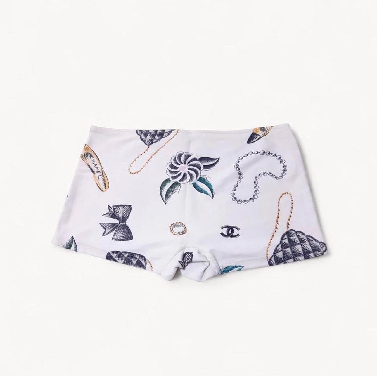 Chanel 1996 Icon Print Set (Top + Shorts)
