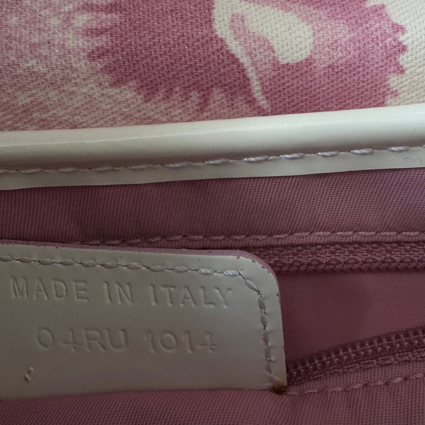 Christian Dior Vintage Girly Cherry Blossom Saddle Bag Rare