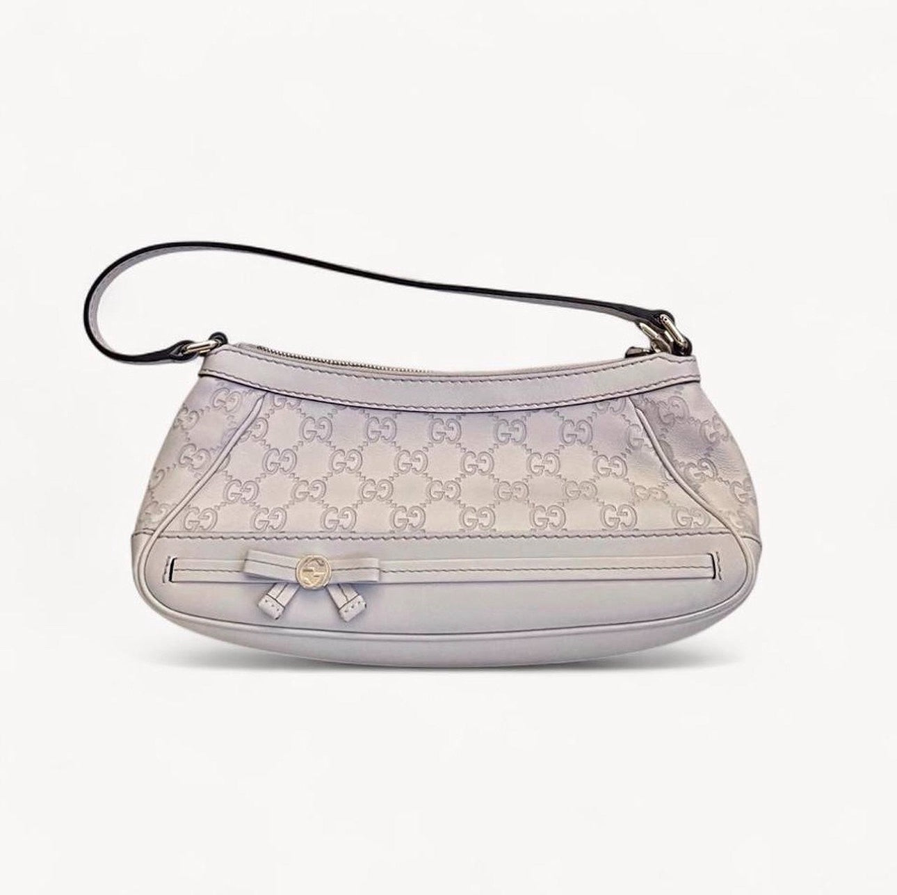 Gucci Simma Mayfair Ivory Pochette Ribbon Bag