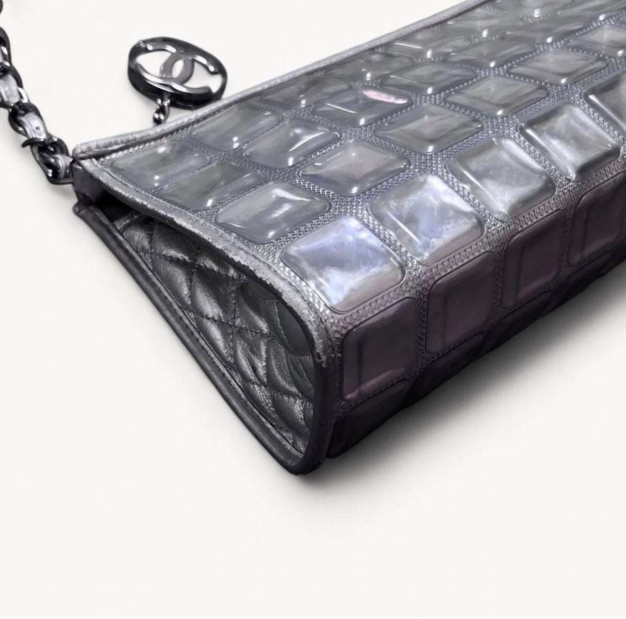 Chanel Cruise 2008 CC Ice Cube Pochette Shoulder Bag