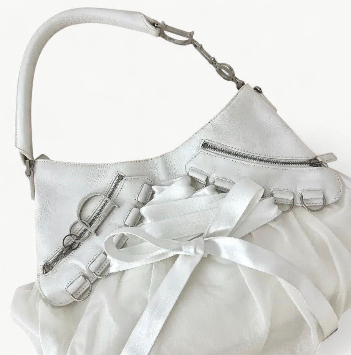 Christian Dior 2004 Rare Ballet Corset Shoulder Bag