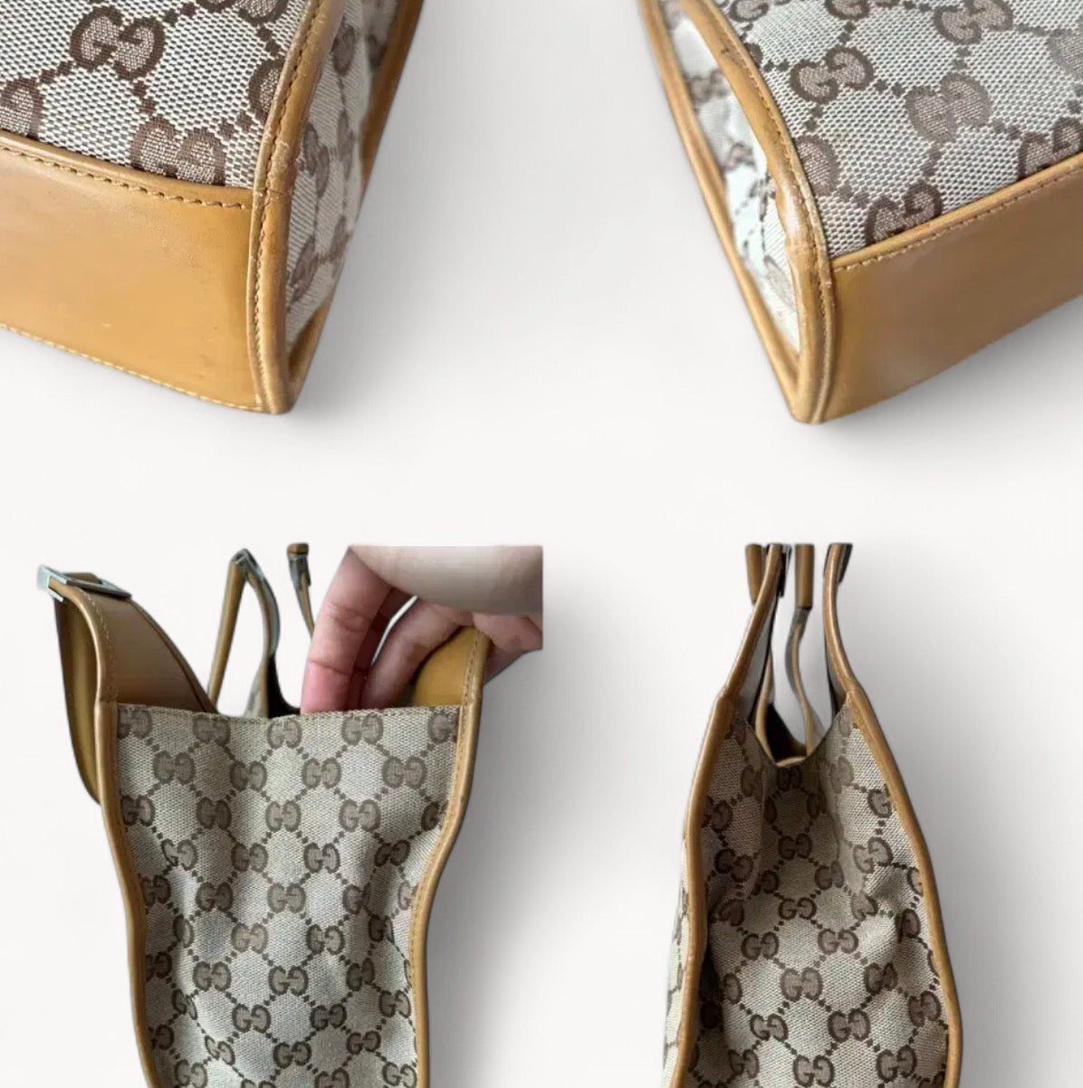 Gucci 2000s GG Monogram Canvas Jackie Handbag