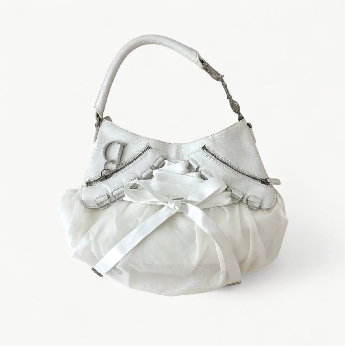Christian Dior 2004 Rare Ballet Corset Shoulder Bag
