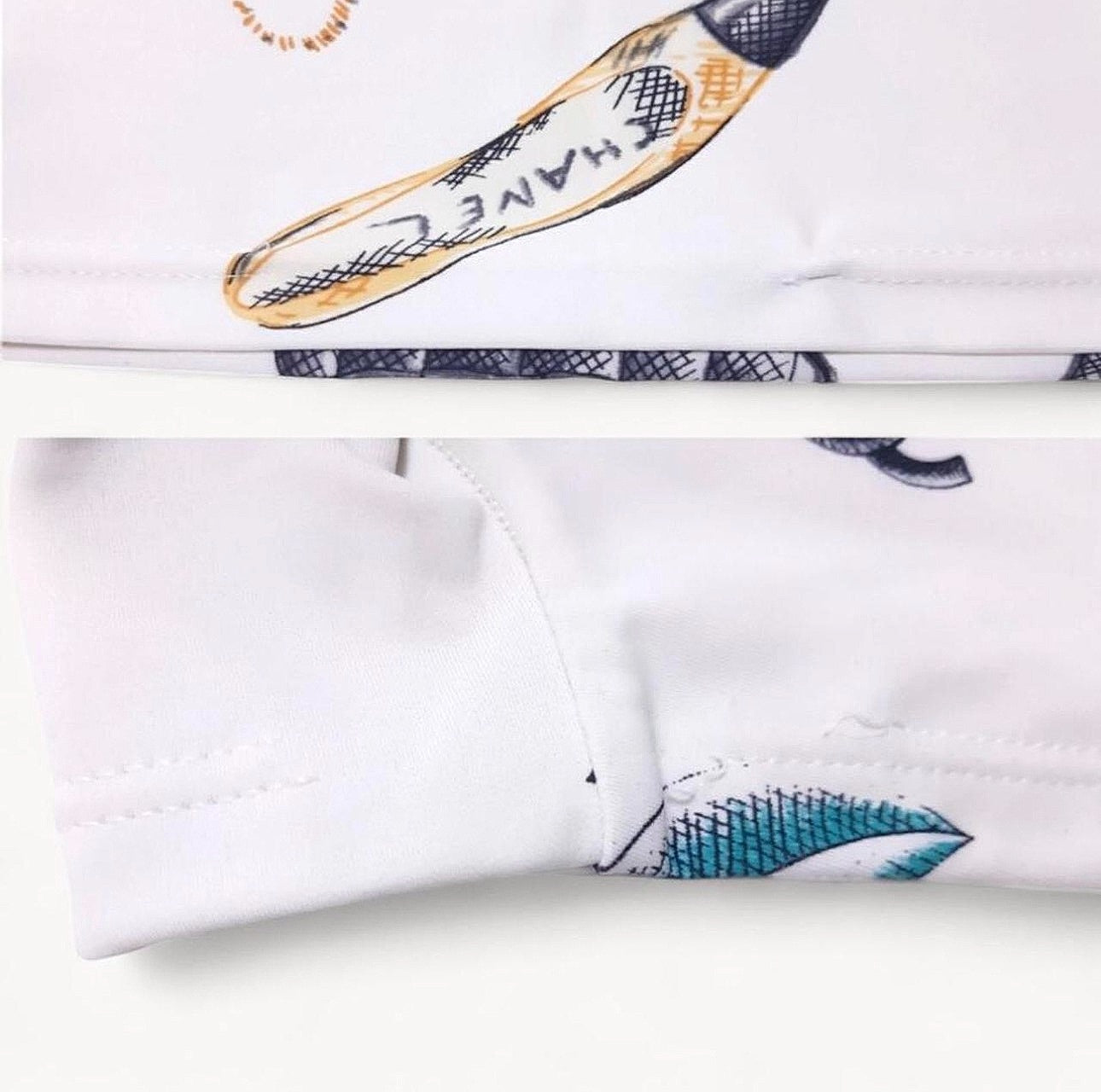 Chanel 1996 Icon Print Set (Top + Shorts)