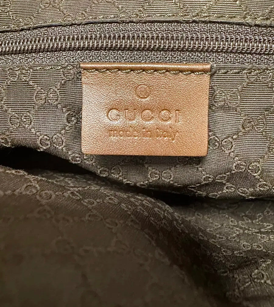 Gucci Brown & Pink Jackie 1961 Hobo Shoulder Bag