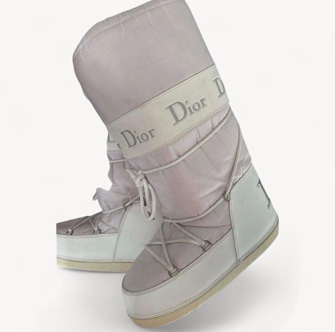 Christian Dior By John Galliano 2000s Pink Moon Boots