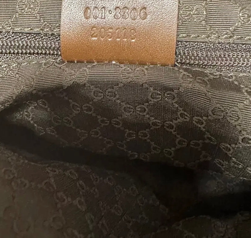 Gucci Brown & Pink Jackie 1961 Hobo Shoulder Bag