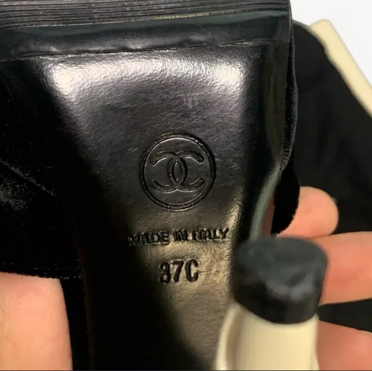 Chanel S 2010 “Wedding Cake” Mary Jane Heels