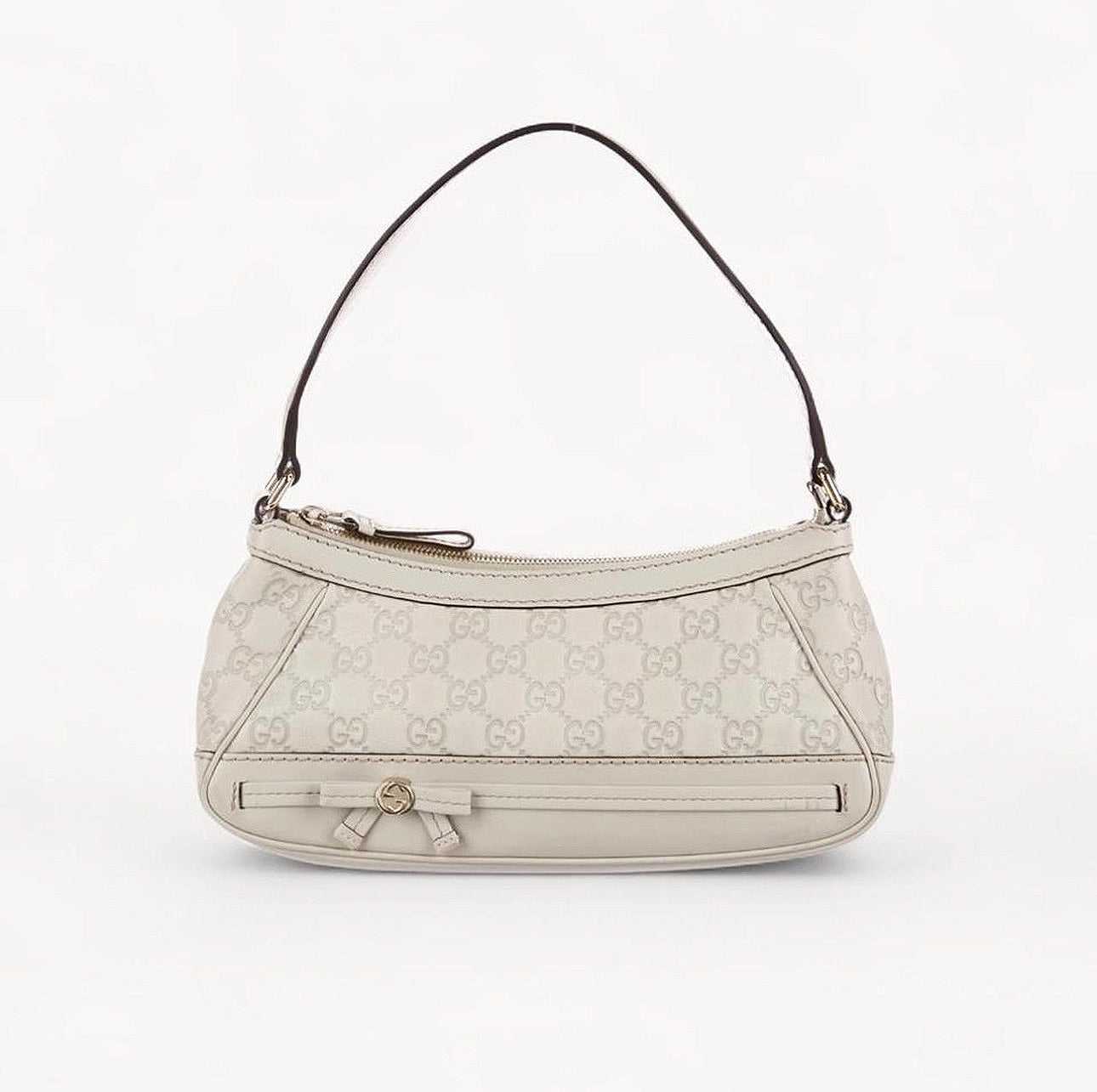 Gucci Simma Mayfair Ivory Pochette Ribbon Bag