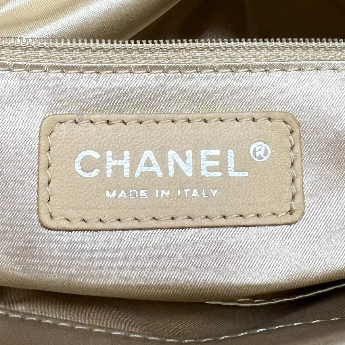 Chanel SS 2007 Gold Metallic Python Crochet Chain Flap Bag