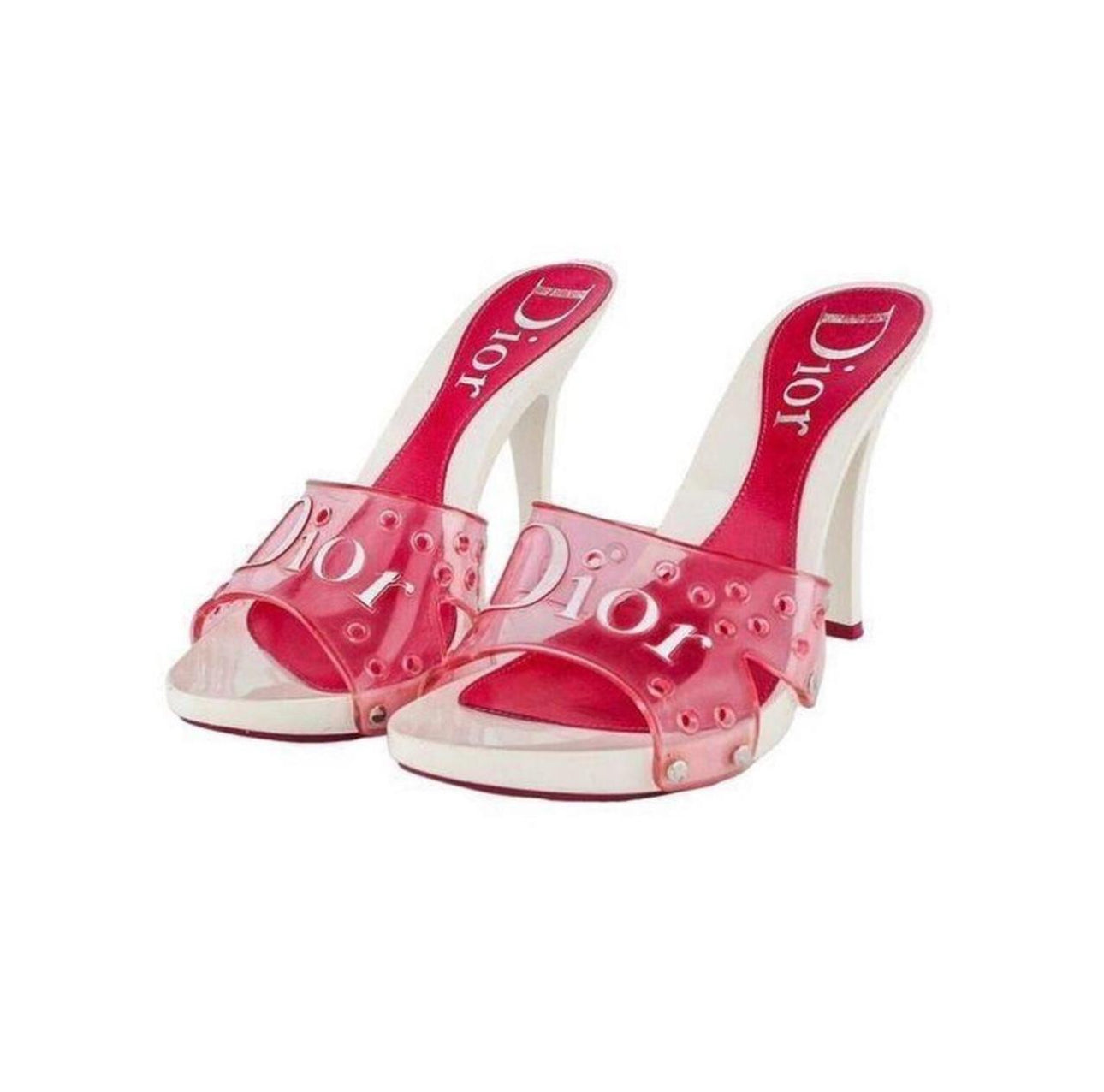 Dior Rare Pink PVC Mules