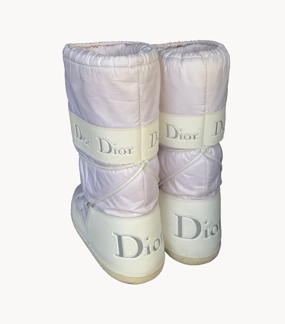 Christian Dior By John Galliano 2000s Pink Snow Boots