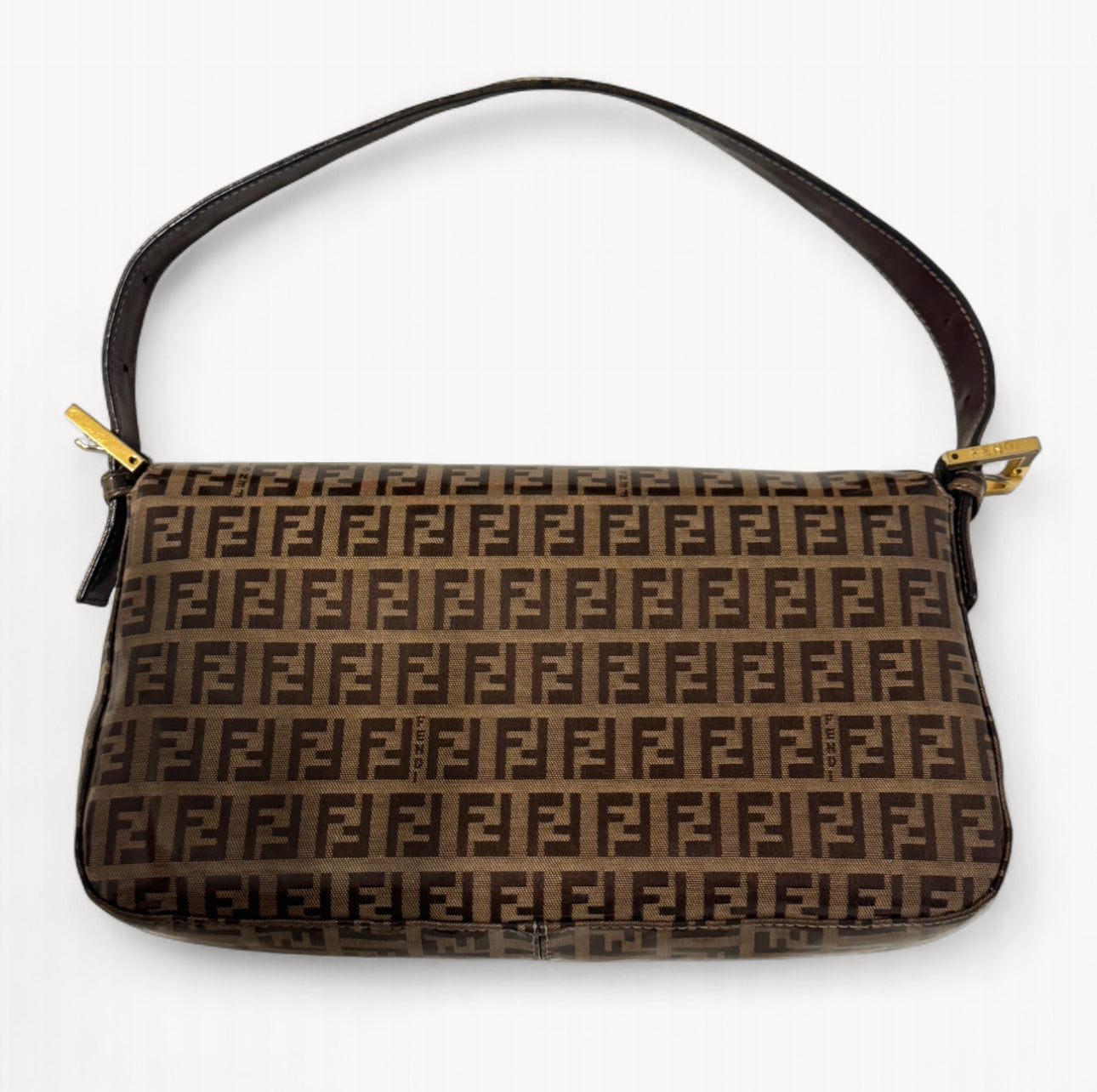 Fendi 2000’s Vinyl Zucchino Baguette Bag