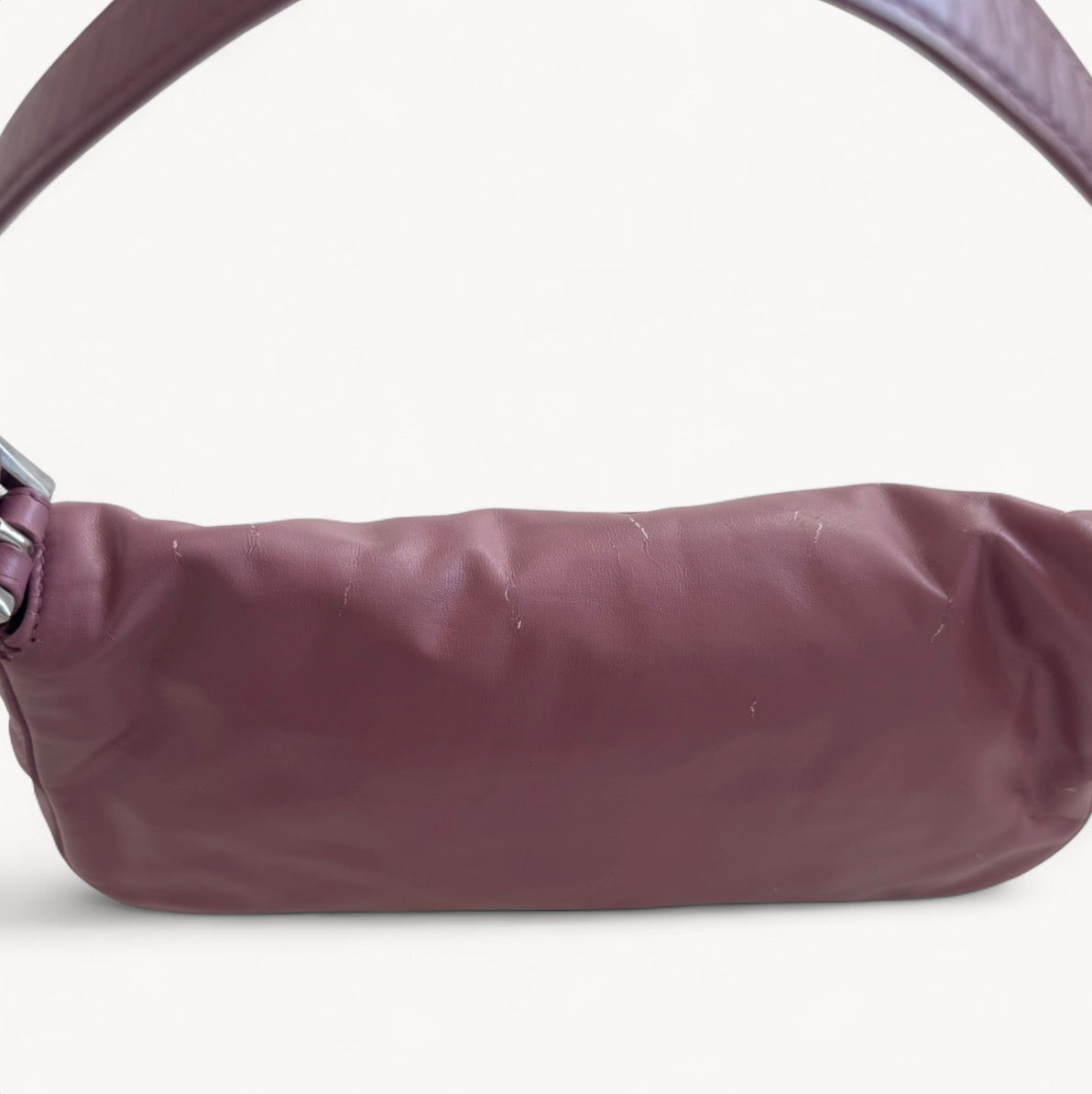 Fendi Dusty Rose Leather Baguette Bag