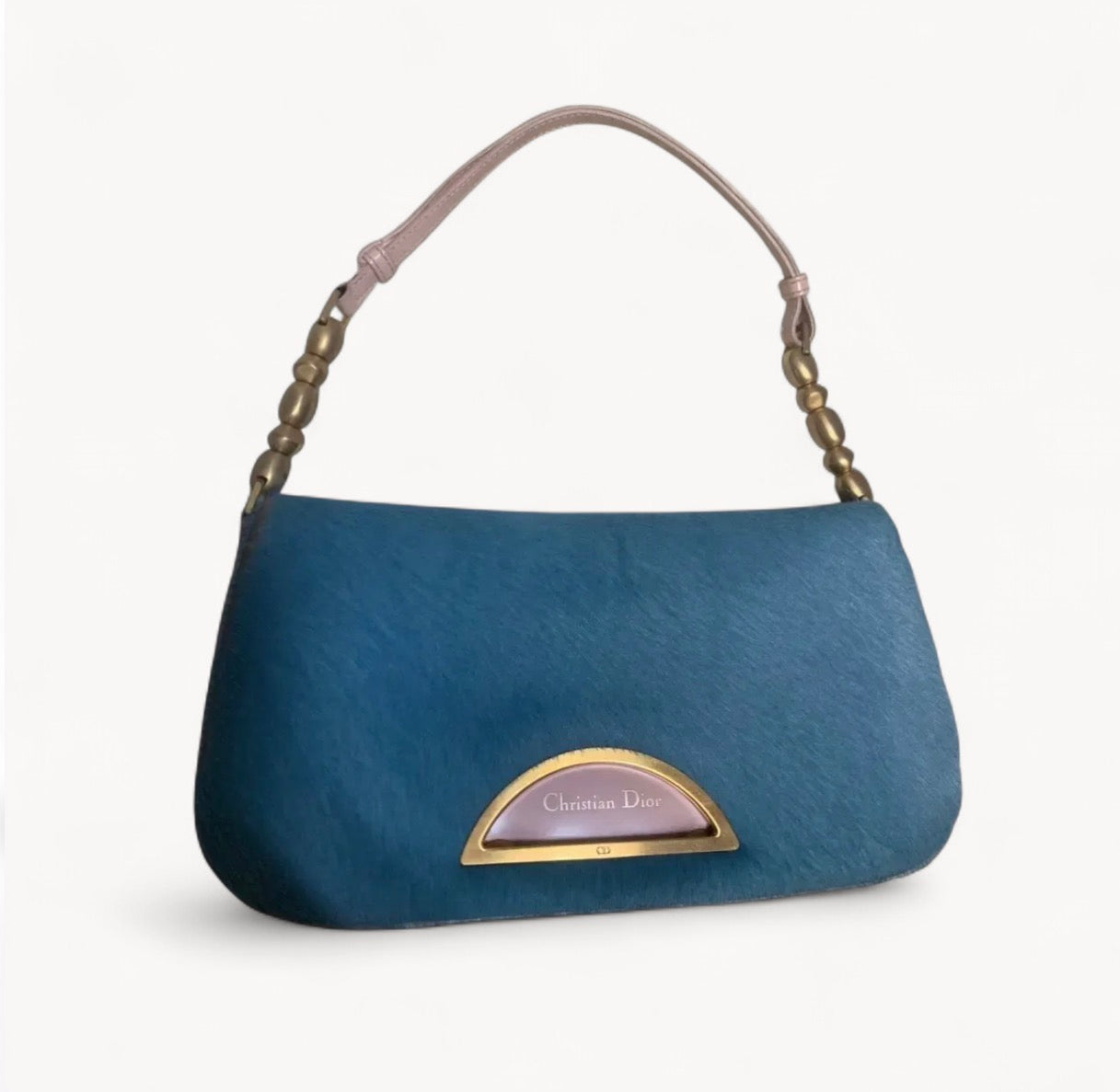 Christian Dior Harako Python Malice Pearl Shoulder Bag