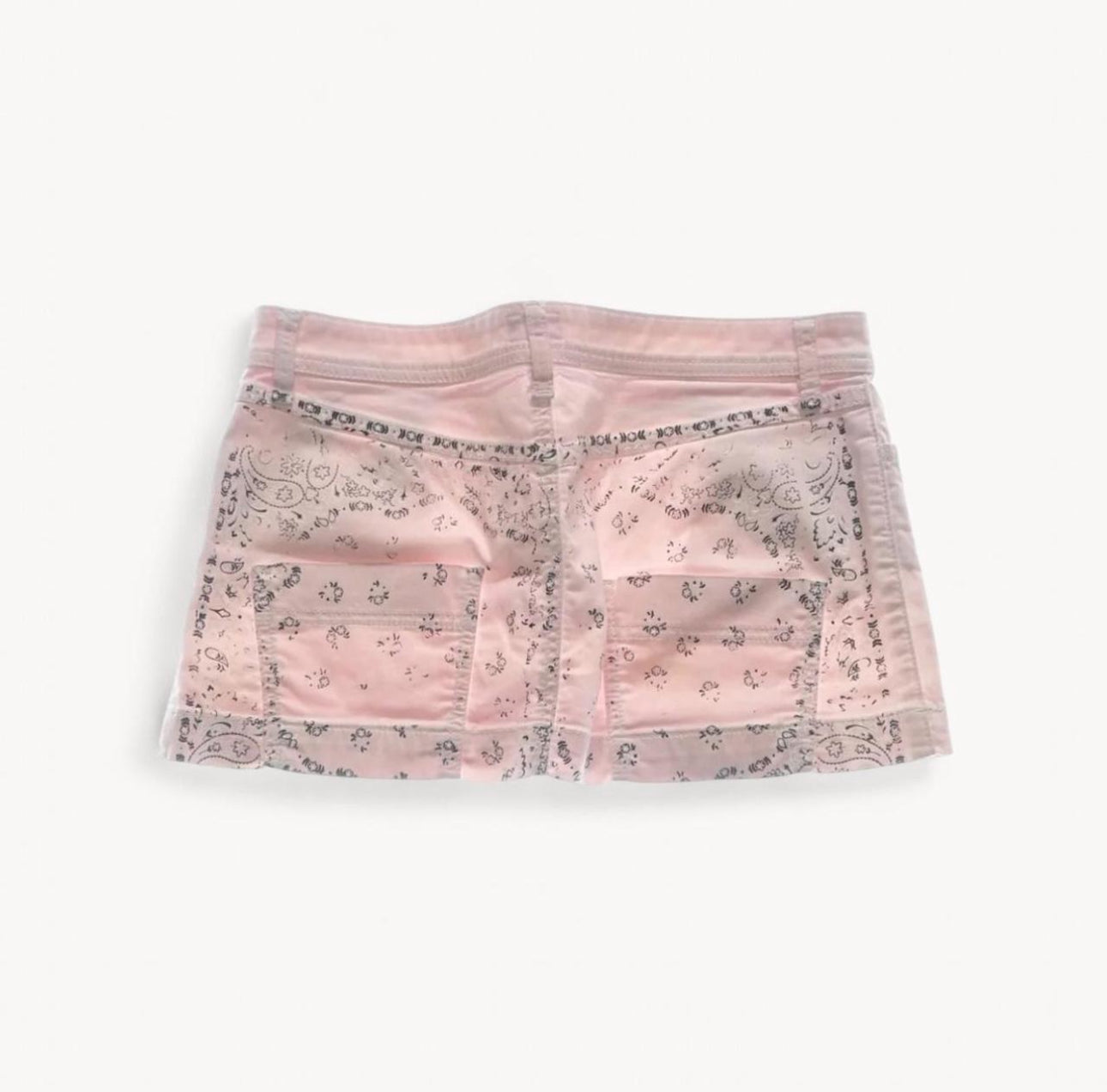 Dolce & Gabbana Pink Bandana Mini Skirt