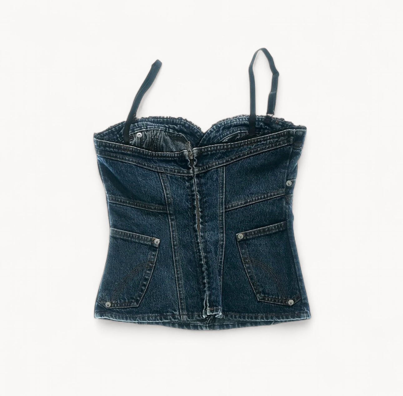 Dolce & Gabbana Denim Pocket Corset
