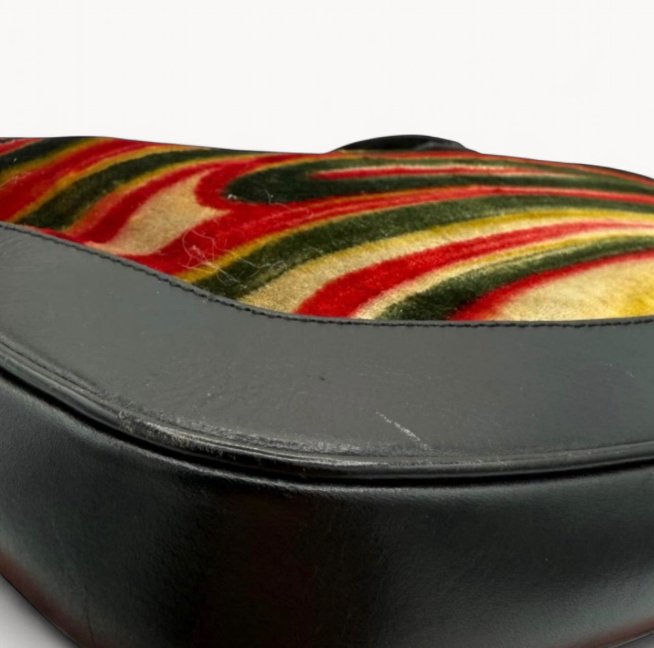 Gucci FW 1999 Jackie Psychedelic Velvet Shoulder Bag