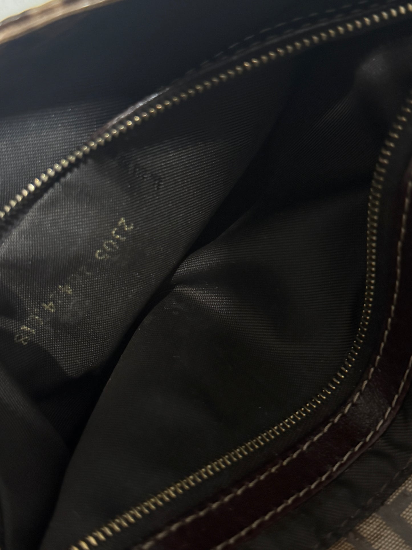 Fendi 2000’s Vinyl Zucchino Baguette Bag