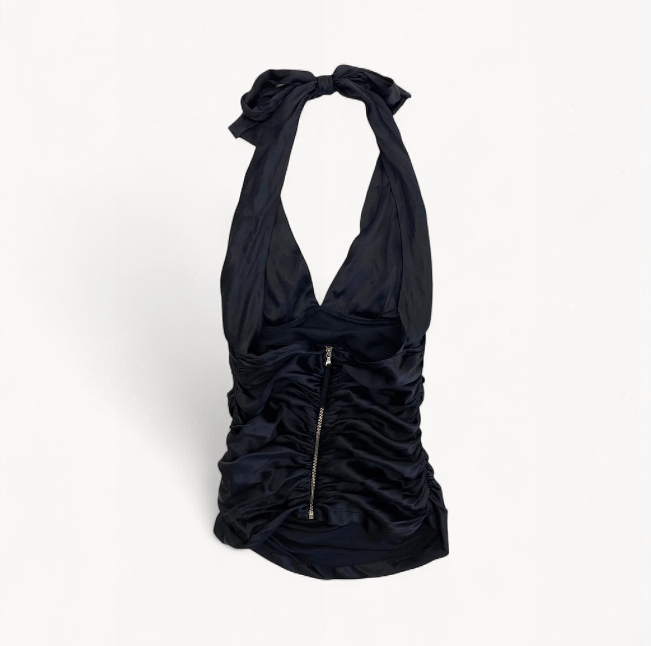 Dolce & Gabbana Silk Halter Top