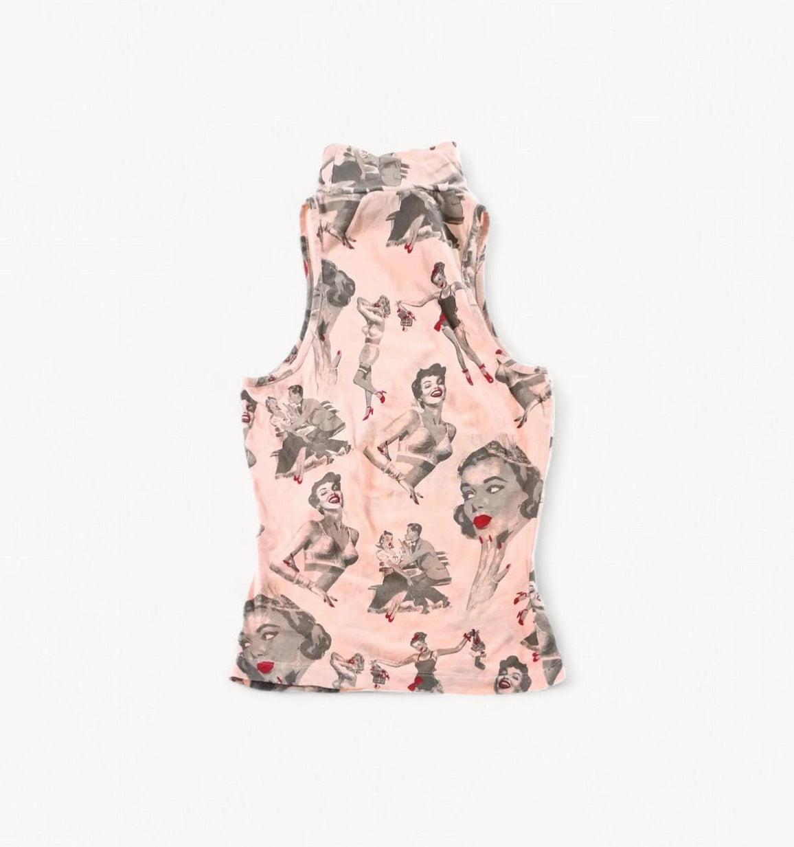 Dolce & Gabbana Rare Archival Print Sleeveless Top