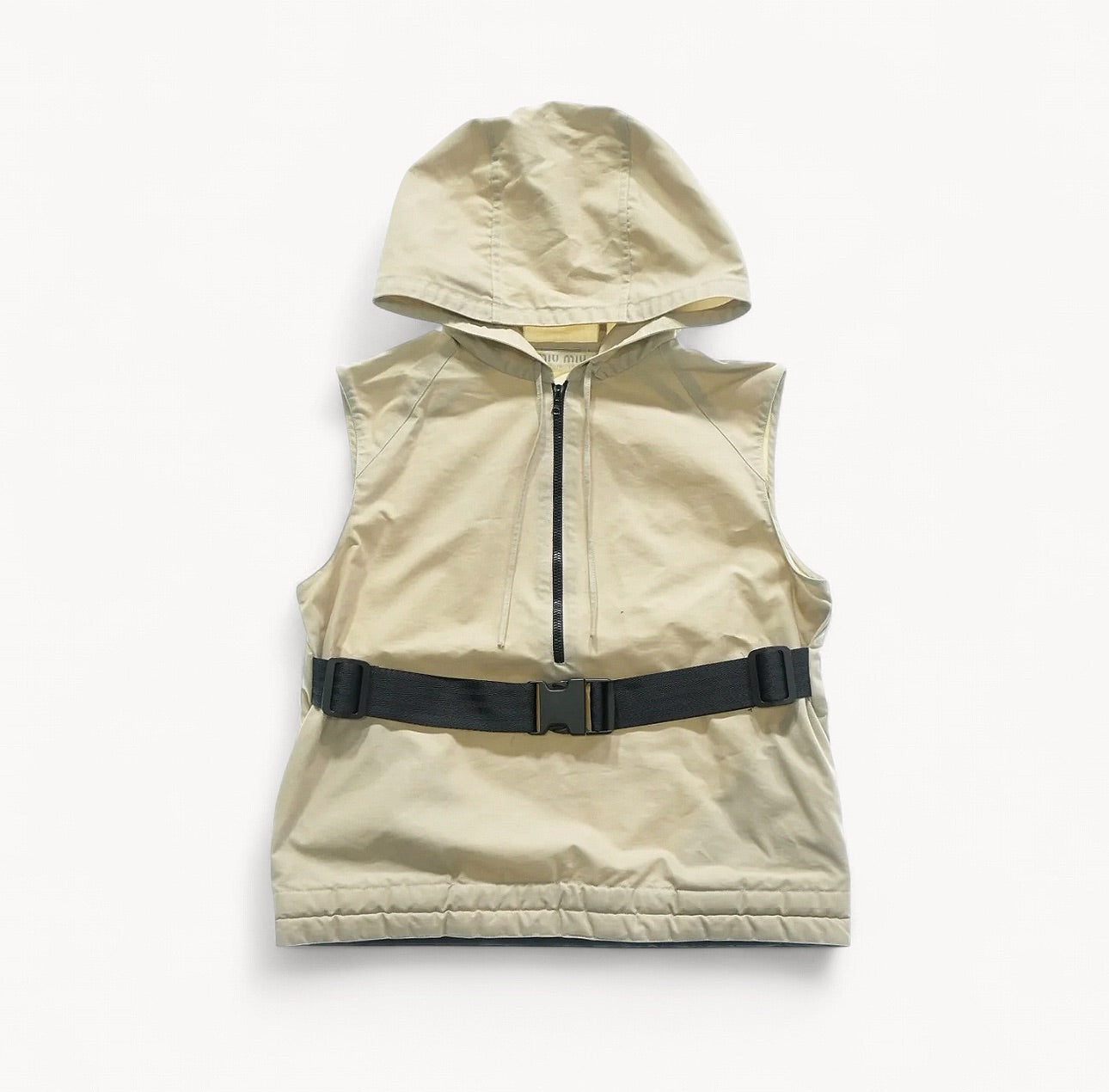 Miu Miu S/S 1999 Hooded Nylon Vest
