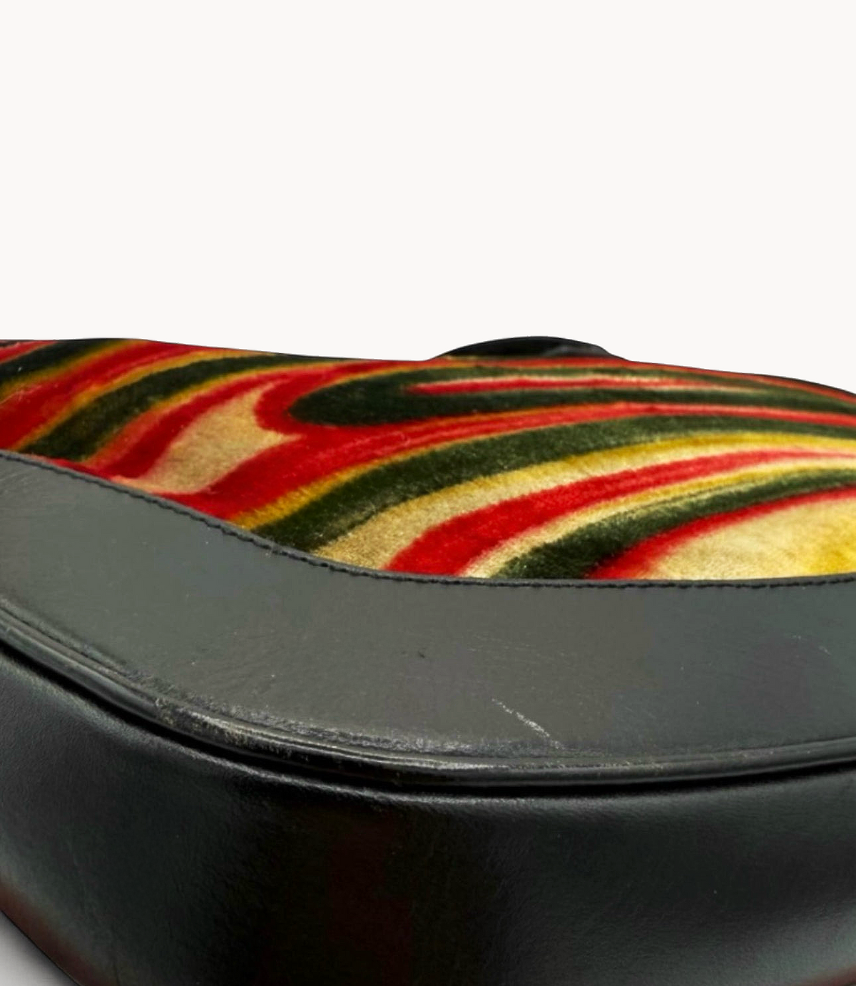 Gucci by Tom Ford FW 1999 Jackie Psychedelic Velvet Shoulder Bag